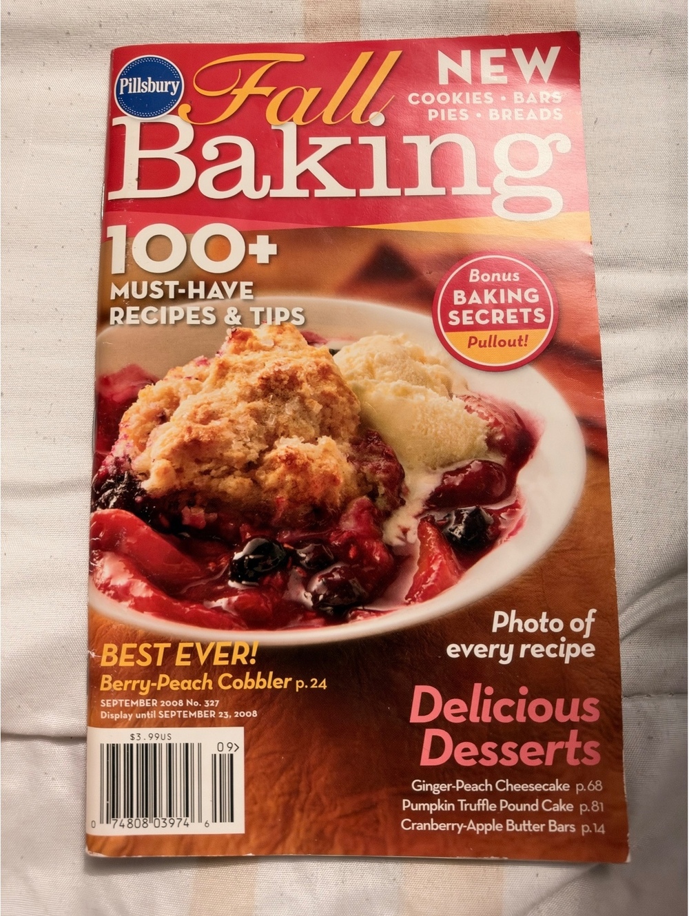 Pillsbury Fall Baking Magazine September 2008 - Delicious Desserts and More